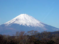 Хаконэ - вид на гору Фудзи